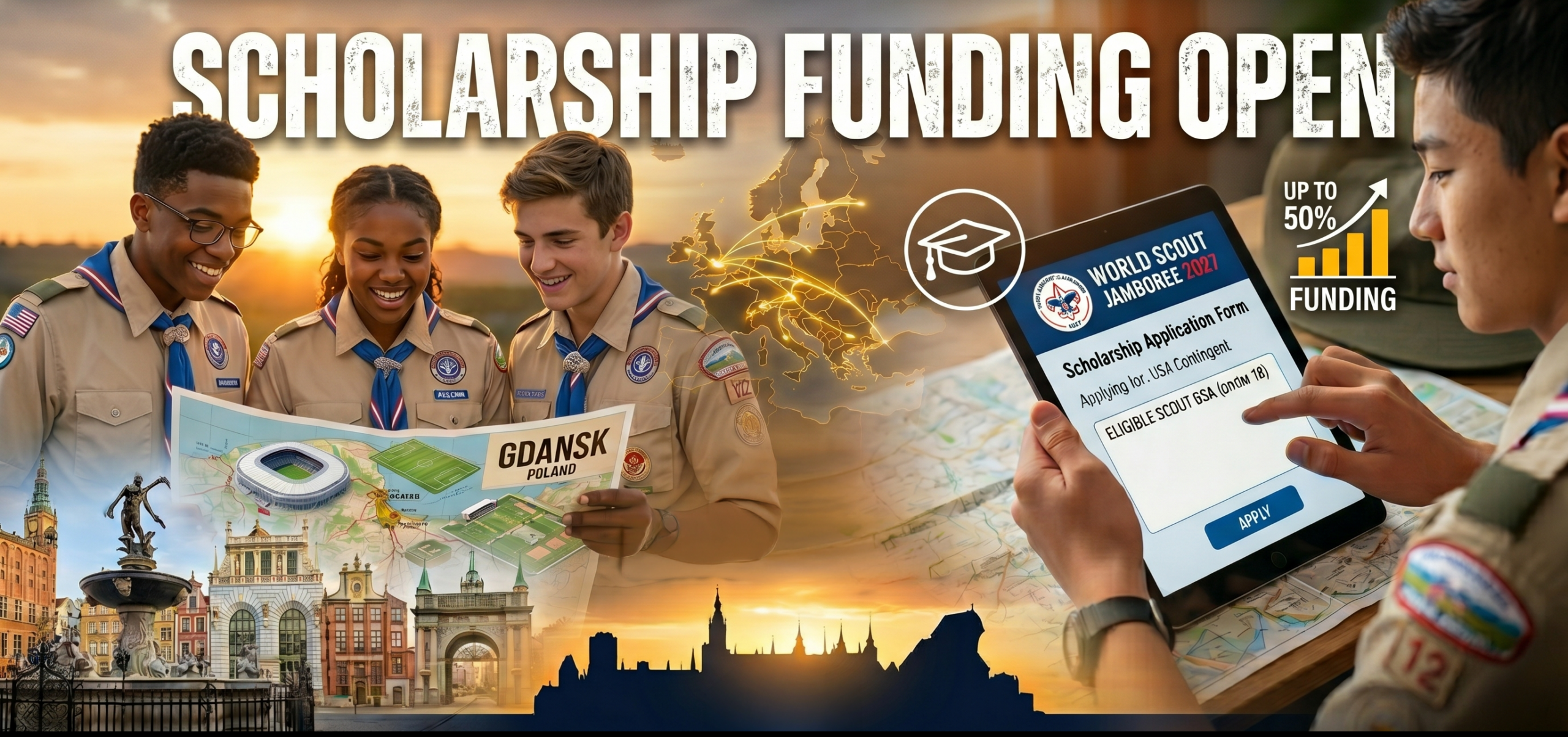 funding World Scout Jamboree 2027 Scholarship USA Contingent Application